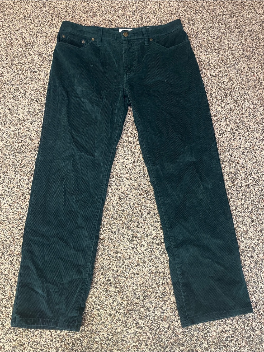 Men's Corduroy Straight Leg Pants 34x30 Goodfellow & Co. Green NWOT